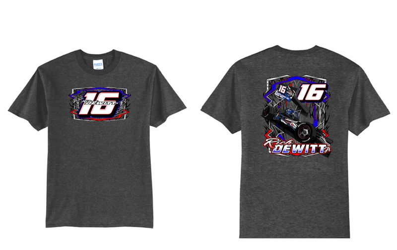 2025 Rich Dewitt Jr TShirt | PC55 Dark Heather Grey