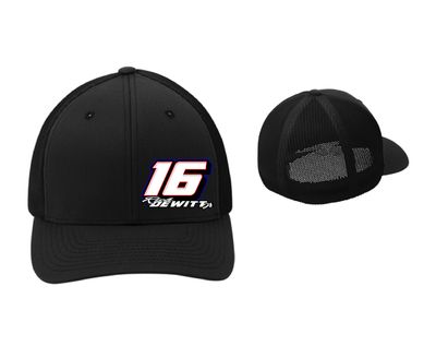 Rich Dewitt Jr Mesh Fitted Hat | C812 Black