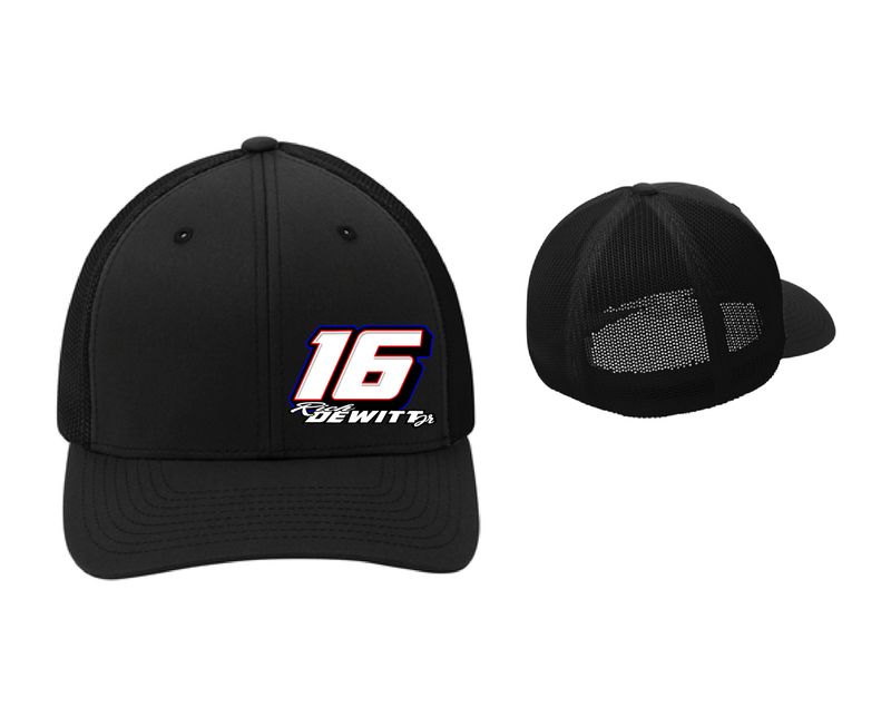 Rich Dewitt Jr Mesh Fitted Hat | C812 Black