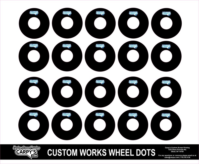 Customworks Foam Tire Wheel Dots (choose your color)