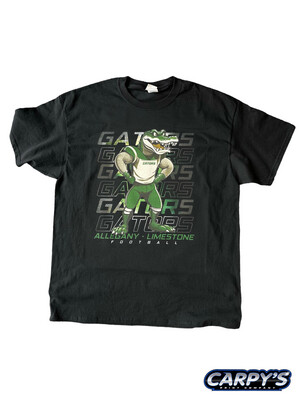 Allegany Limestone Gators Football T-Shirt | PC55 Black