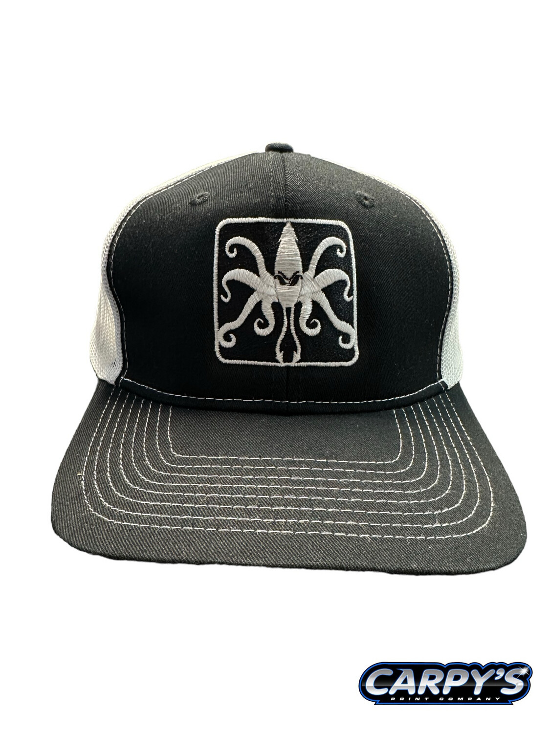 Carpy's Deep Sea Trucker Hat | C402 Black/White