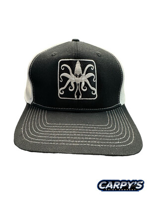 Carpy's Deep Sea Trucker Hat | C402 Black/White