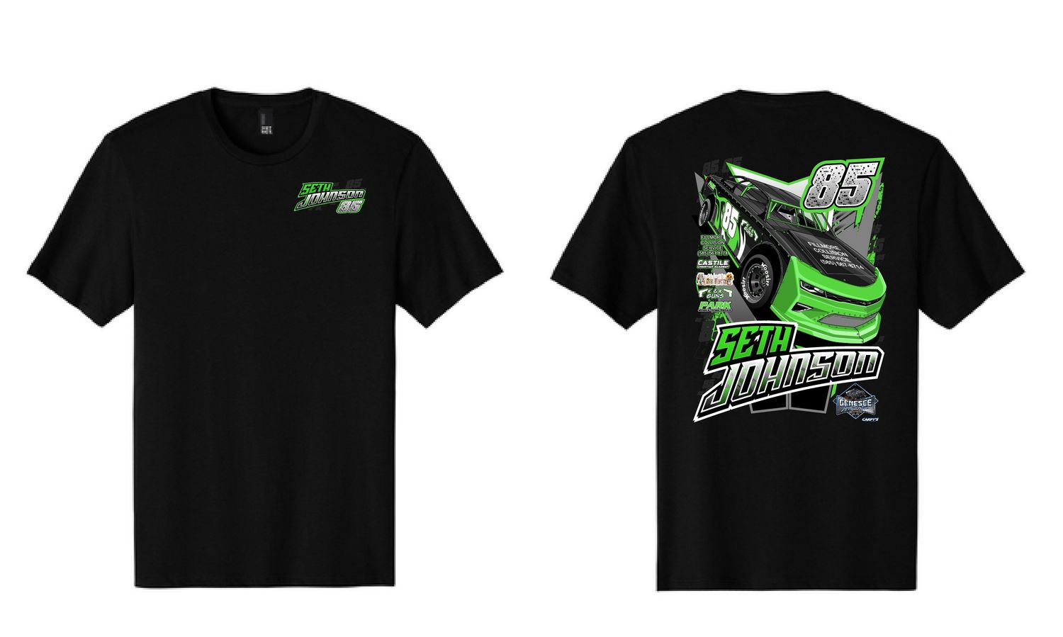 2024 Seth Johnson TShirt | PC55 Black