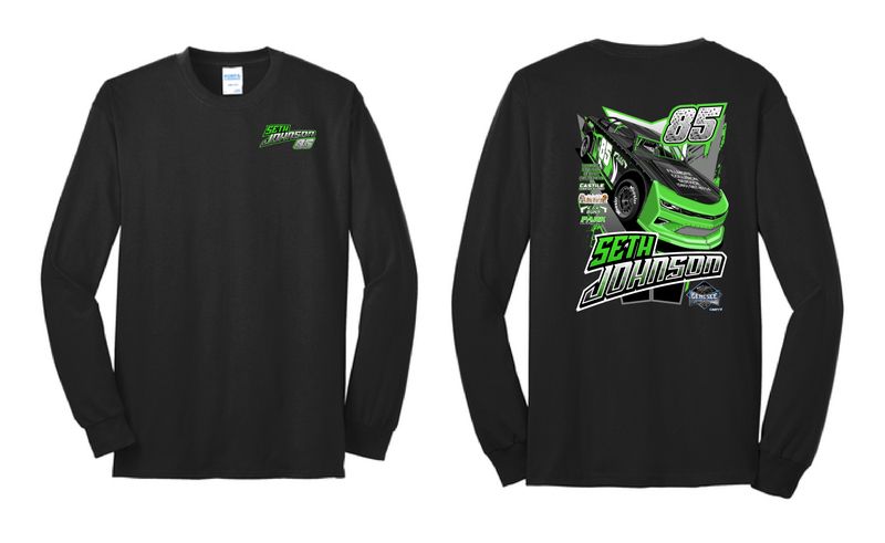 2024 Seth Johnson Long Sleeve Shirt | PC55LS Black