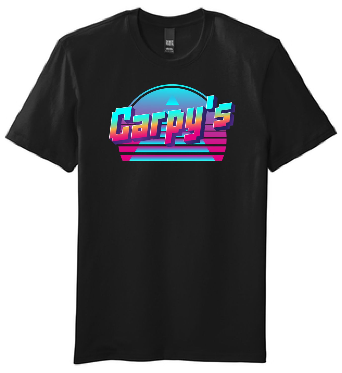 Carpy's 80s Throwback TShirt | PC55 Black