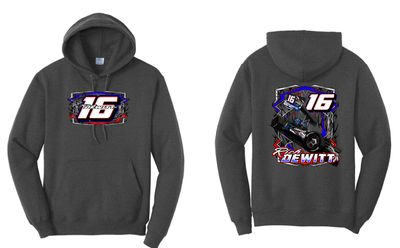 2025 Rich Dewitt Jr Hoodie | PC78H Dark Heather Grey