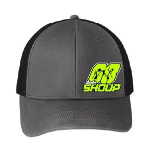 2025 Jake Shoup Trucker Hat | C402 Grey Steel/Black