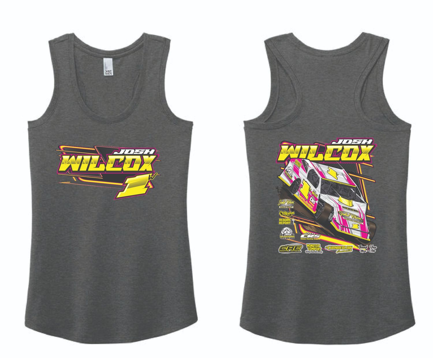 Josh Wilcox Ladies Tank | DM138L Black Frost