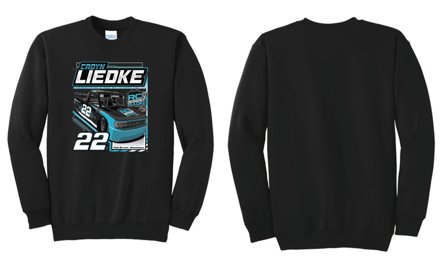 2025 Cadyn Liedke Crewneck | PC90 Black