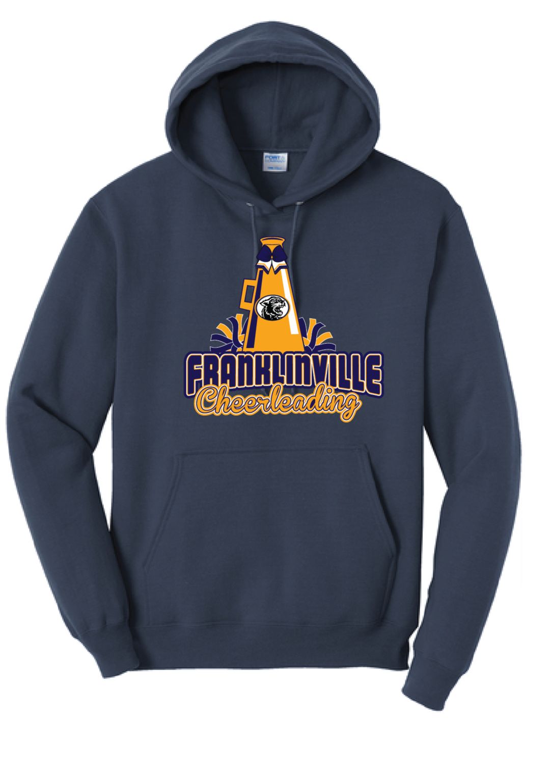 Franklinville Varsity Cheer- Port &amp; Co Core Fleece Pullover Hoodie | PC78H
