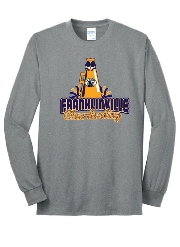 Franklinville Varsity Cheer- Port &amp; Co Core Blend Long Sleeve | PC55LS