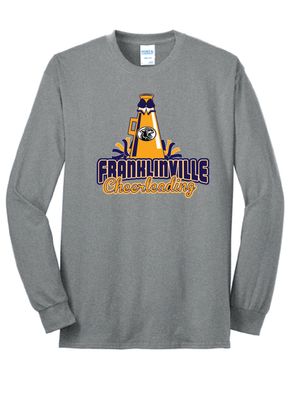 Franklinville Varsity Cheer- Port &amp; Co Core Blend Long Sleeve | PC55LS