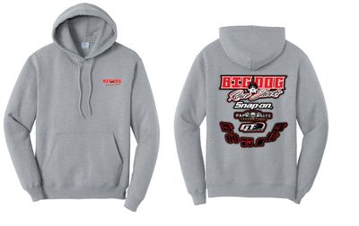 Big Dog Race Shocks-Team Driver Hoodie | PC78H Athletic Heather