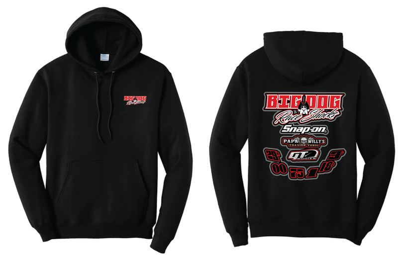 Big Dog Race Shocks-Team Driver Hoodie | PC78H Black