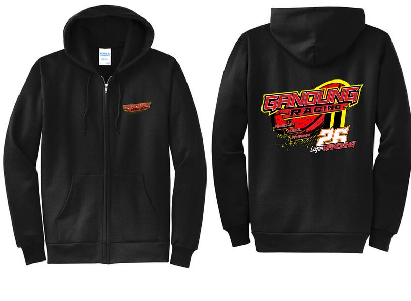 2025 Logan Ganoung Zip Up Hoodie | PC78ZH Black