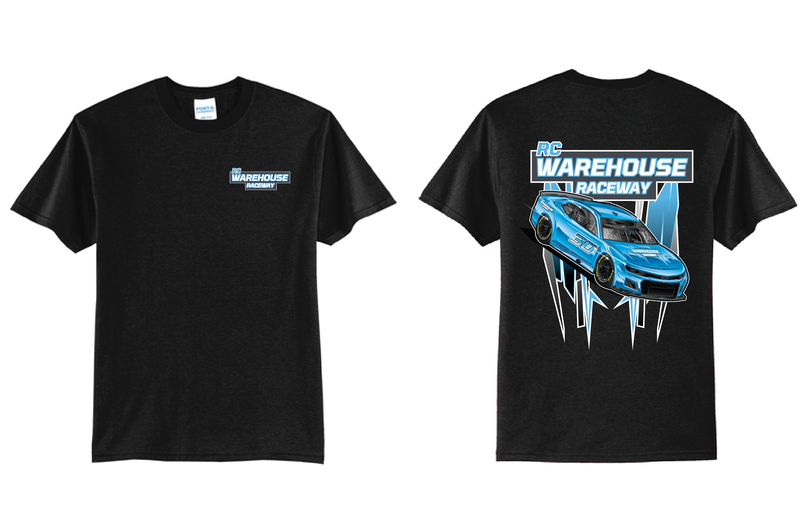 RC Warehouse Raceway TShirt | PC55 Black