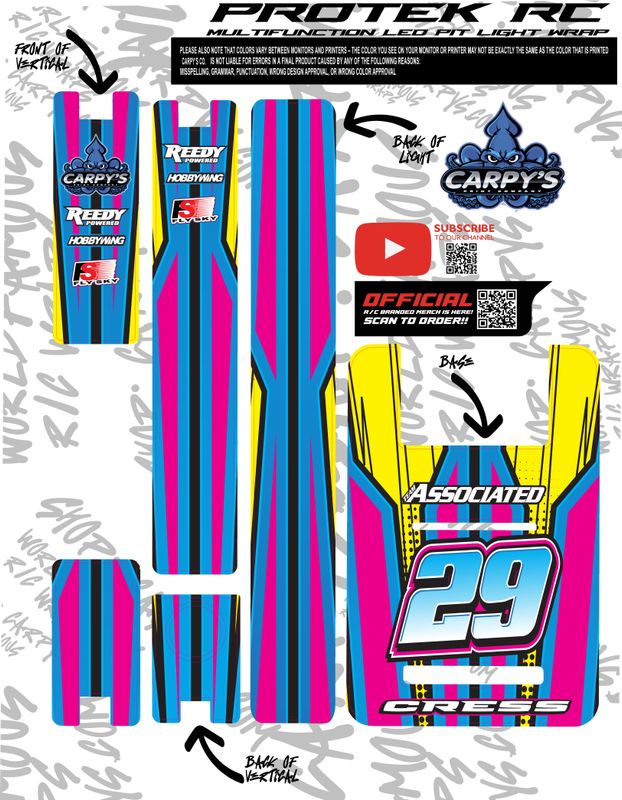 ProTek RC Multifunction LED Pit Light Wrap