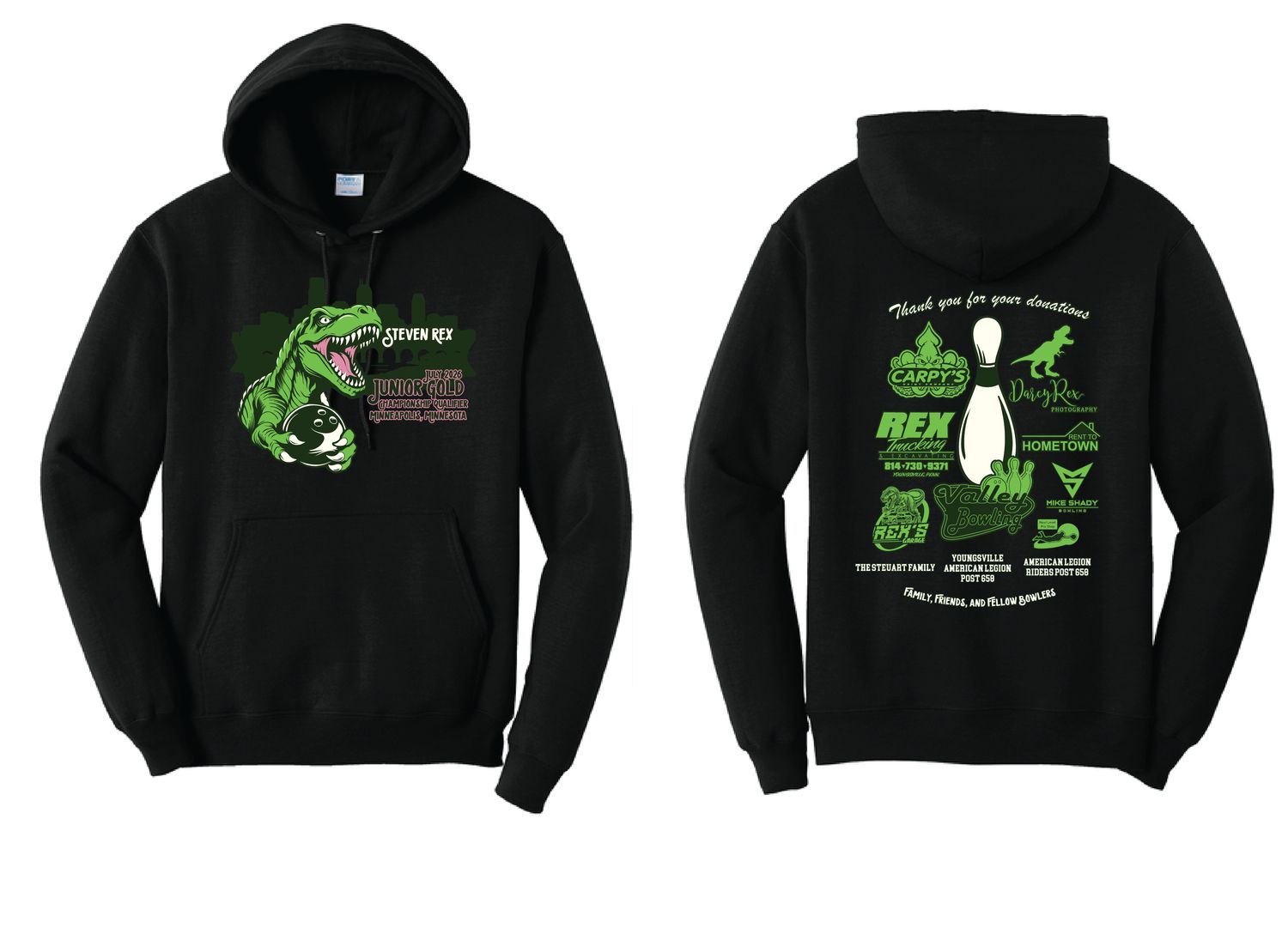 Steven Rex Hoodie | PC78H Black