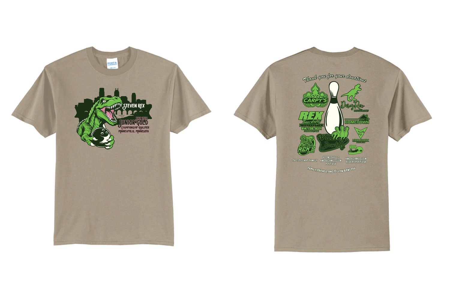 Steven Rex TShirt | PC55 Desert Sand