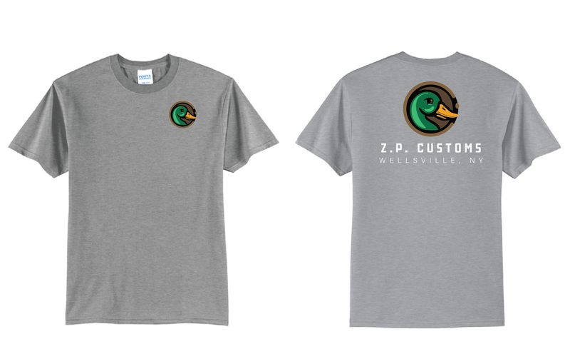 ZP Customs TShirt | PC55 Athletic Heather