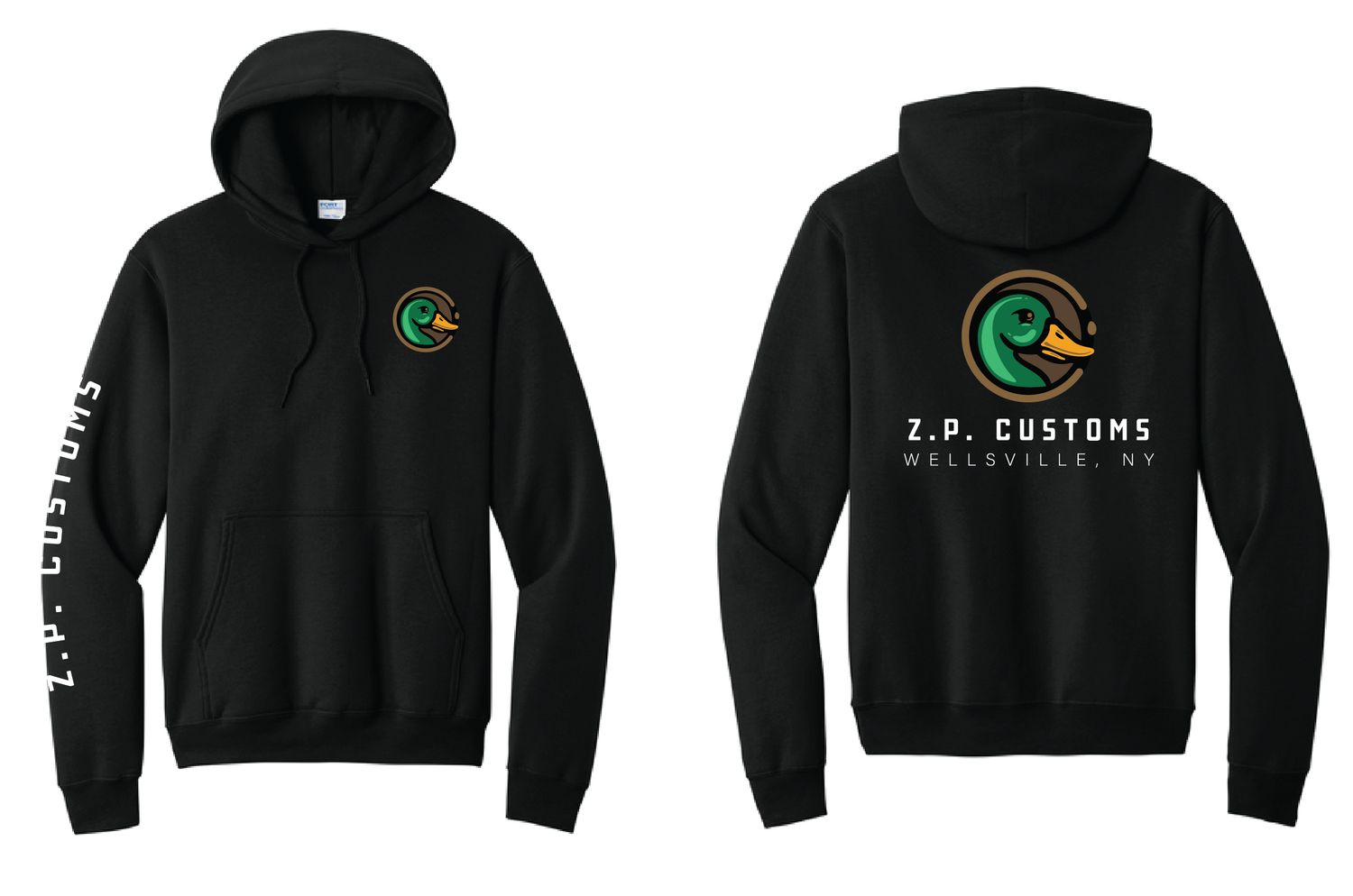 ZP Customs Hoodie | PC78H Black
