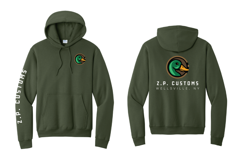 ZP Customs Hoodie | PC78H Olive