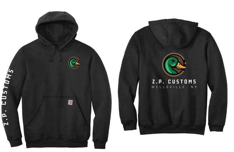 ZP Customs Carhartt Midweight Hoodie | CTK121 Black