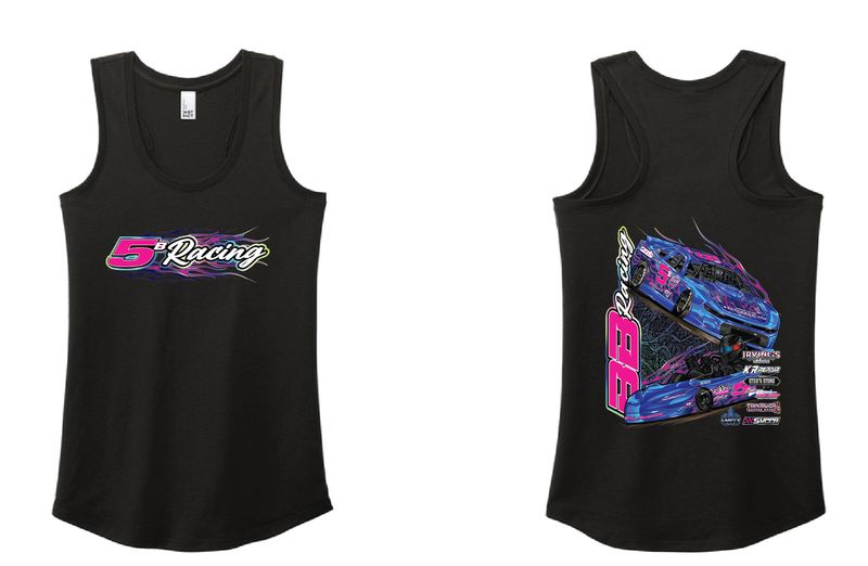 2026 5B Racing Ladies Tank | DM138L Black