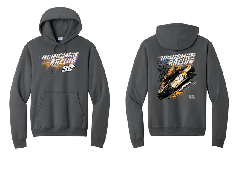 Heineman Racing Hoodie | PC78H Charcoal