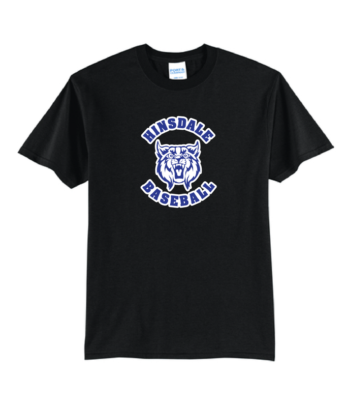Hinsdale Baseball TShirt | PC55 Black