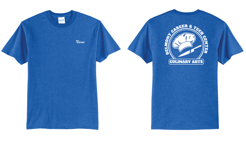 Belmont CTE Culinary Arts TShirt | PC55 Heather Royal