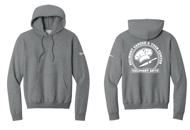 Belmont CTE Culinary Arts Hoodie | PC78H Graphite Heather