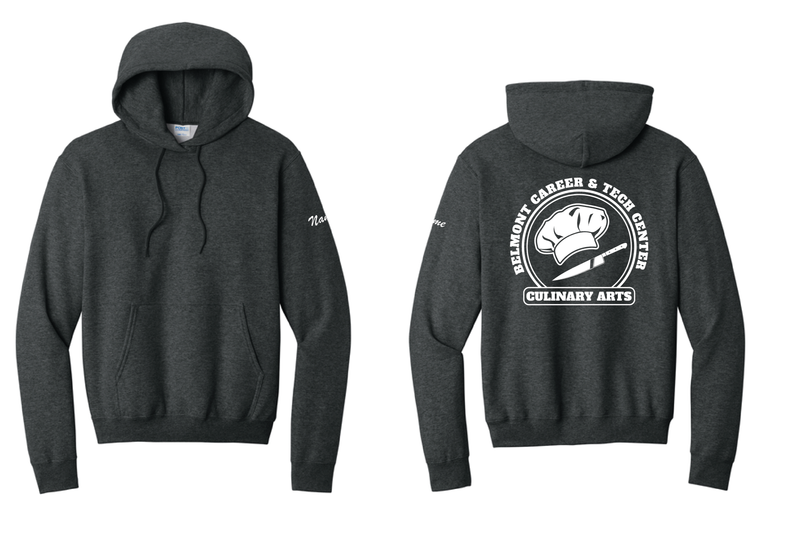 Belmont CTE Culinary Arts Hoodie | PC78H Black Heather