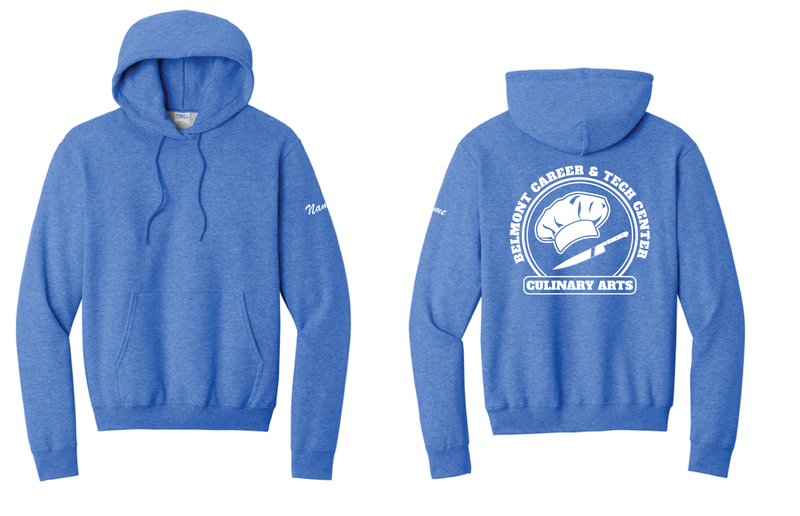 Belmont CTE Culinary Arts Hoodie | PC78H Heather Royal