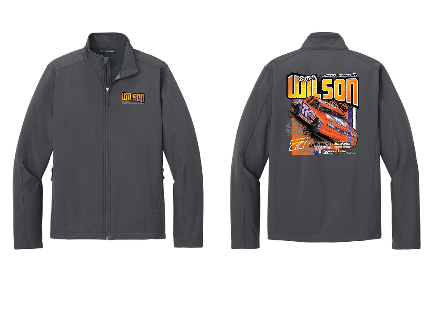 2026 Raiddan Wilson Soft Shell Jacket | J317 Battleship Grey