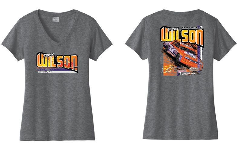 2026 Raiddan Wilson Womens VNeck | LPC450V Dark Heather Grey