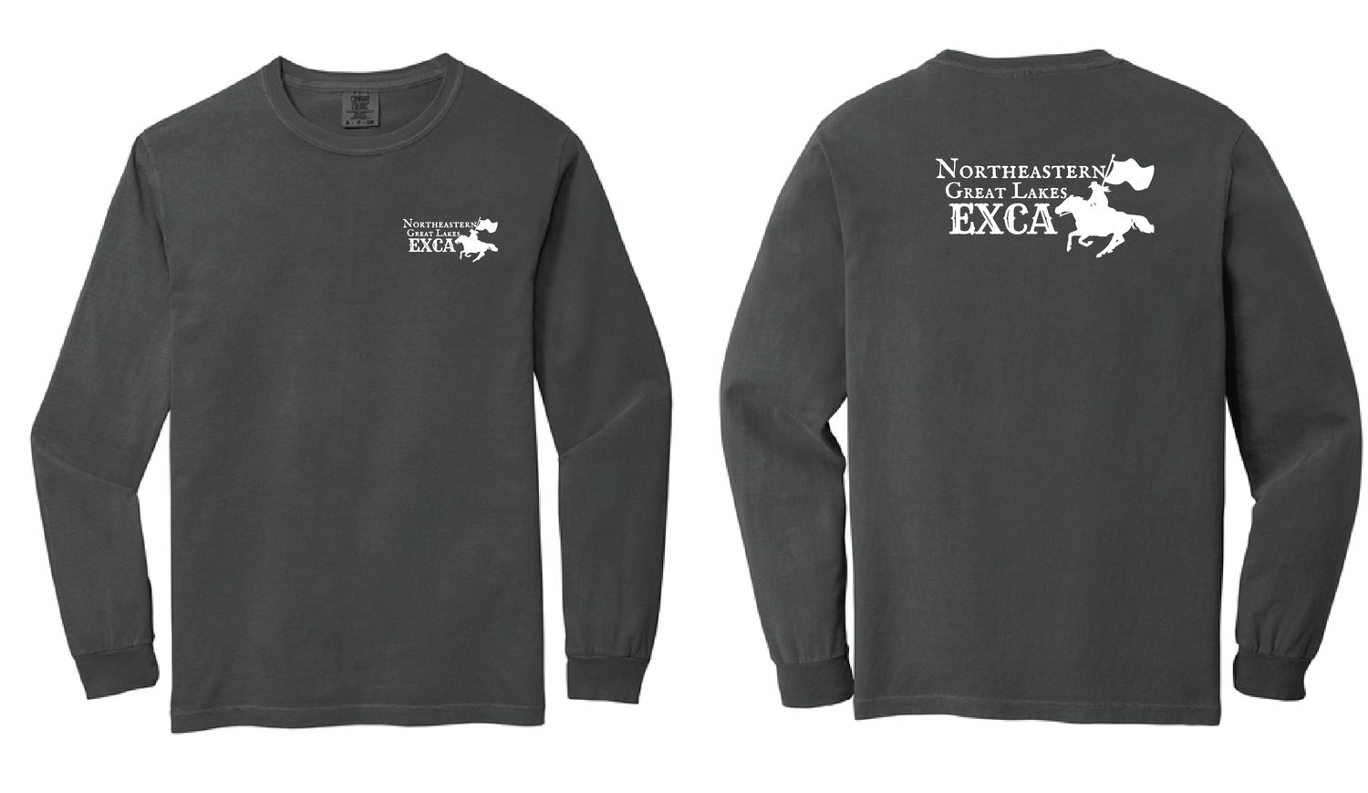 EXCA Club - COMFORT COLORS Heavyweight Ring Spun Long Sleeve Tee | 6014 Graphite
