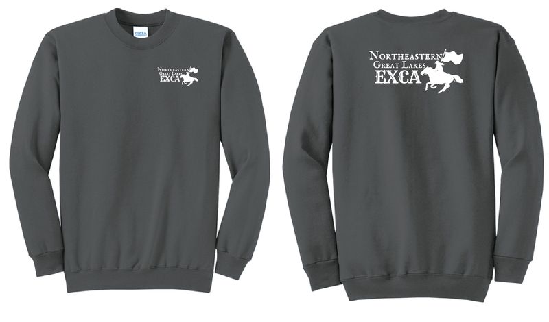 EXCA Club - Port &amp; Co Core Fleece Crewneck Sweatshirt | PC78 Charcoal