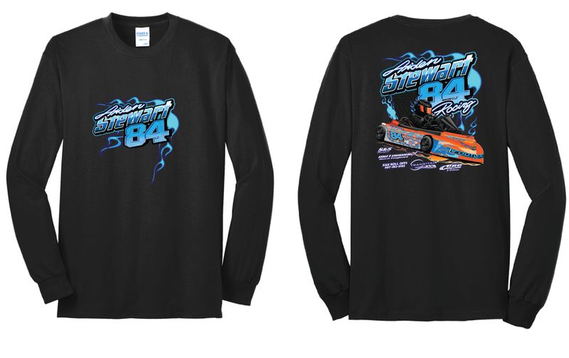 2026 Aiden Stewart Long Sleeve Shirt | PC55LS Black