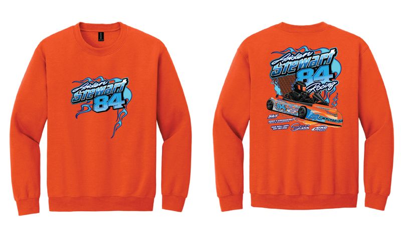 2026 Aiden Stewart Crewneck | 18000 Orange