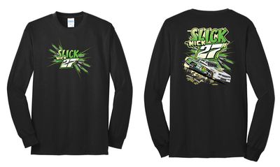 2026 Slick Nick Racing Long Sleeve Shirt | PC55LS Black