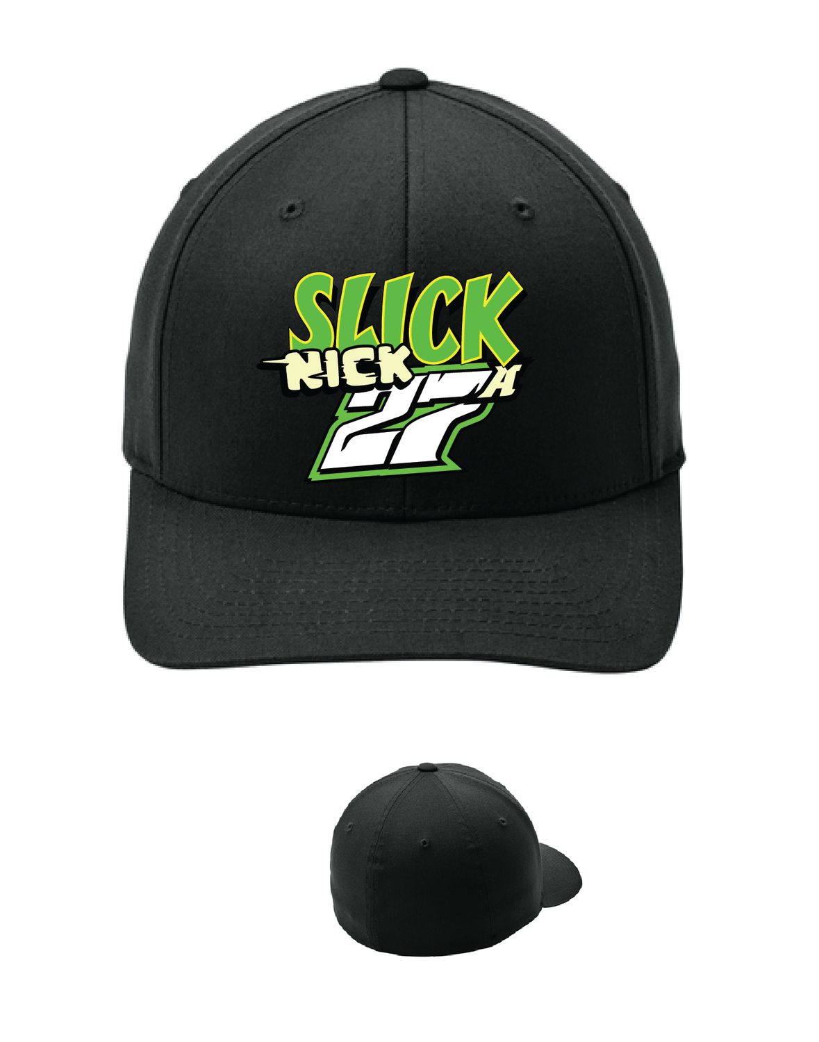2026 Slick Nick Racing Fitted Hat | C813 Black