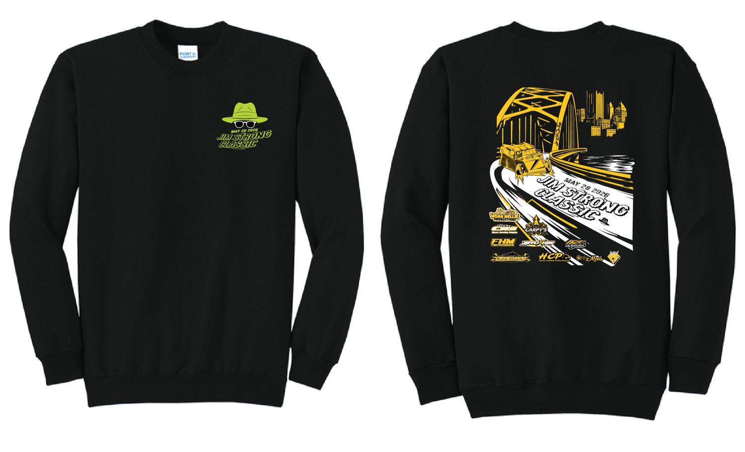 2026 Jim Strong Classic Crewneck | PC78 Black