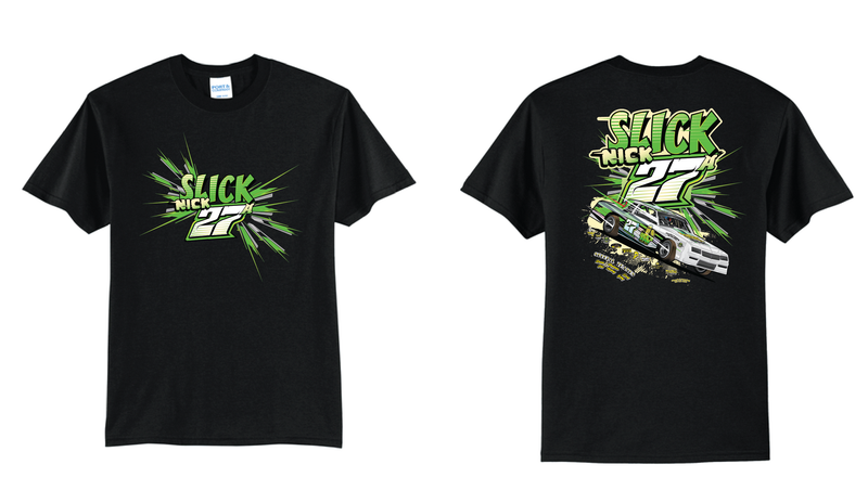 2026 Slick Nick Racing TShirt | PC55 Black