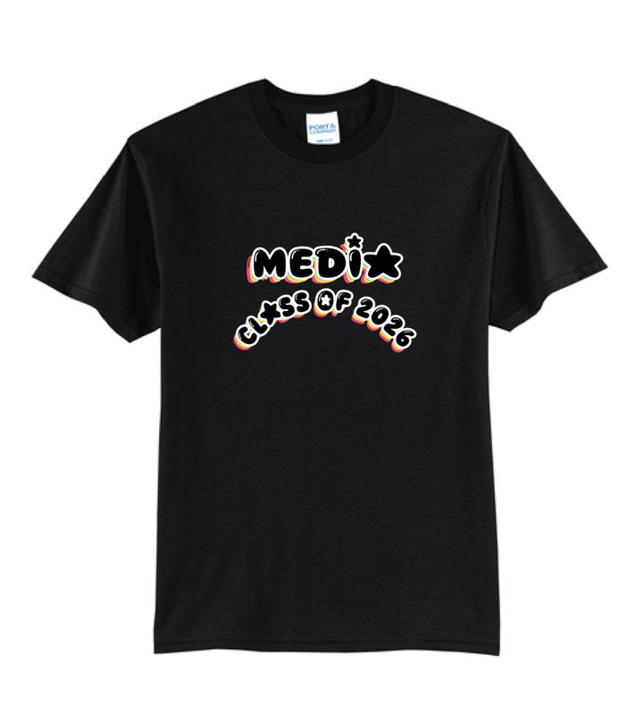 *FRONT ONLY* 2026 Olean Media Communications TShirt | PC55 Black