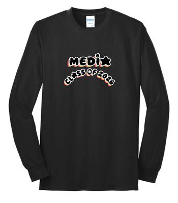 *FRONT ONLY* 2026 Olean Media Communications Long Sleeve | PC55LS Black