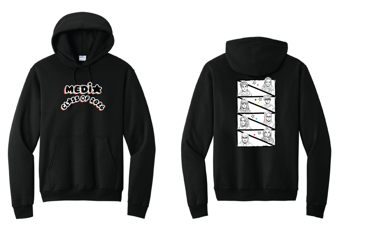2026 Olean Media Communications Hoodie | PC78H Black