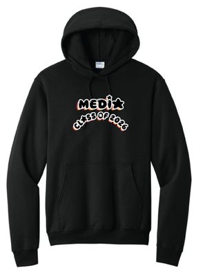 *FRONT ONLY* 2026 Olean Media Communications Hoodie | PC78H Black