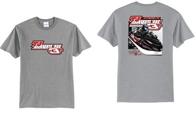 2026 3D Racing TShirt | PC55 Athletic Heather